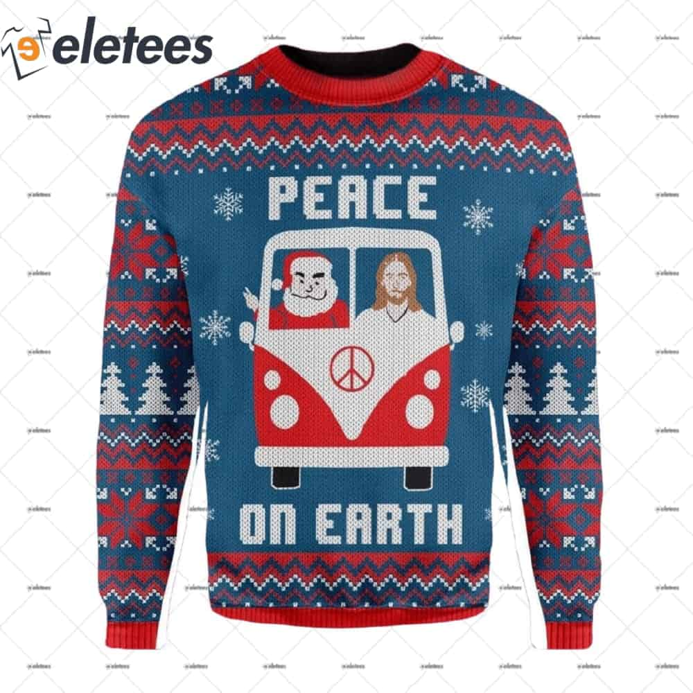 Peace On Earth Ugly Christmas Sweater