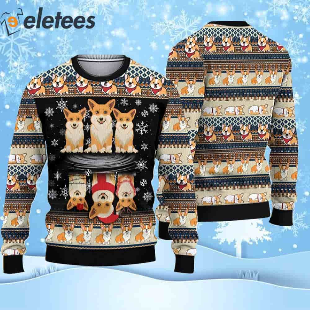 Pembroke Welsh Corgi Lover Ugly Christmas Sweater