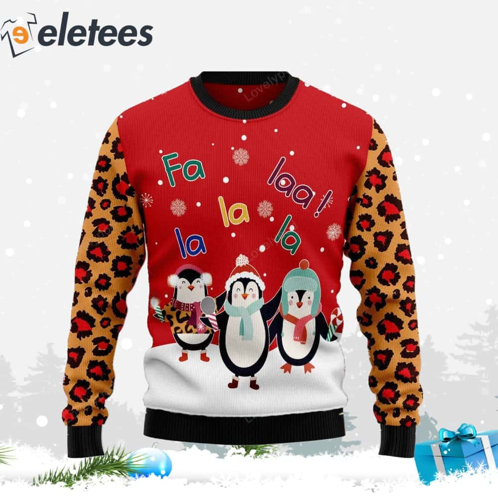 Penguin Christmas Song Ugly Christmas Sweater