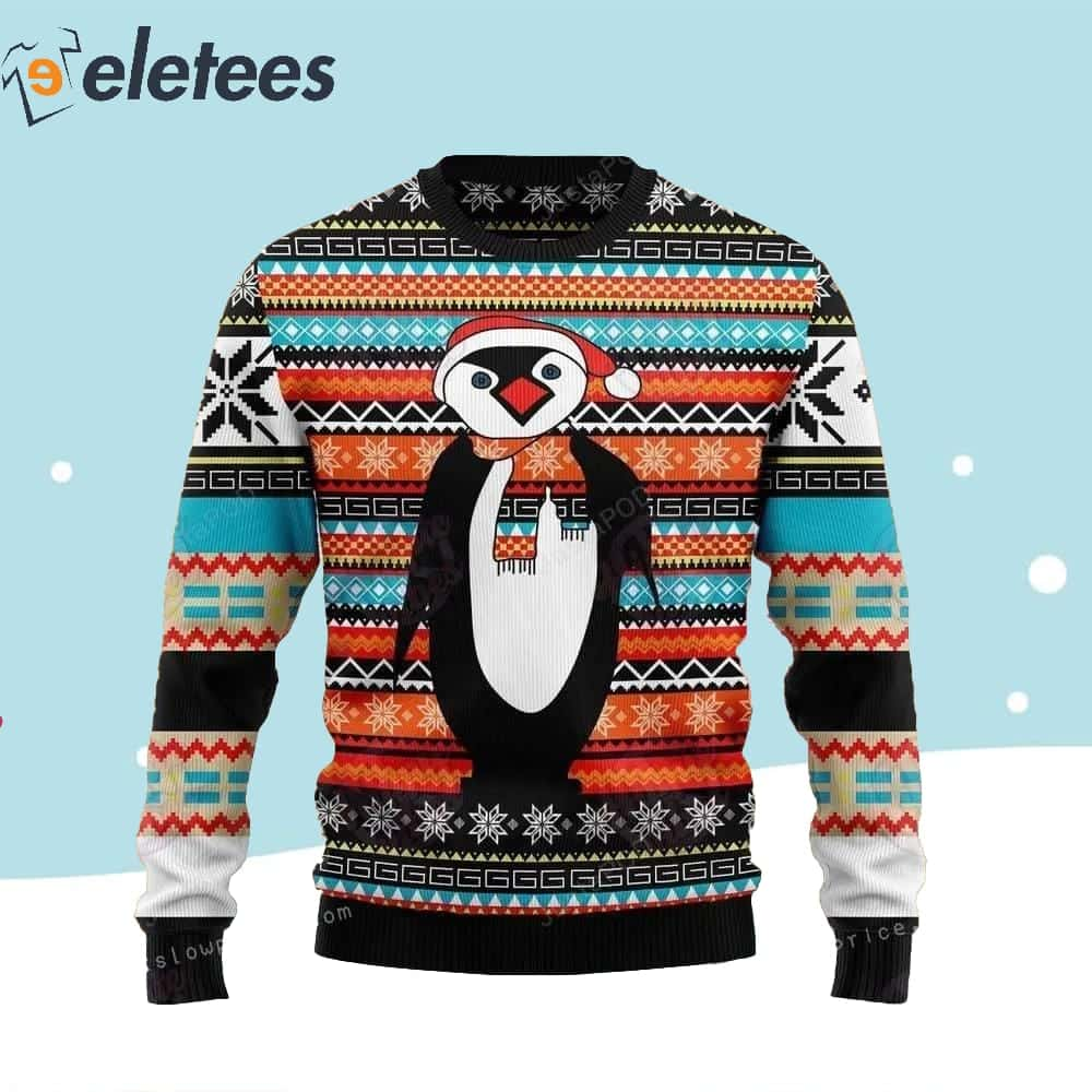 Penguin Christmas Ugly Sweater