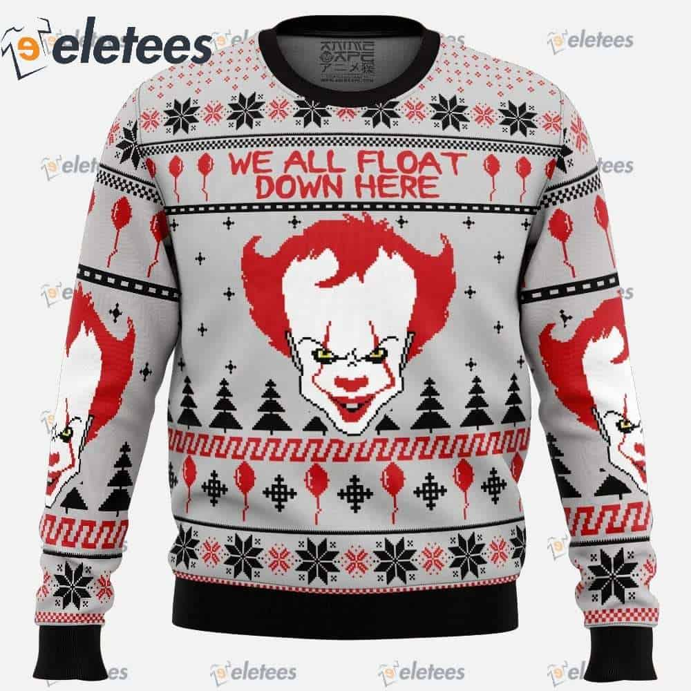 Pennywise IT Ugly Christmas Sweater