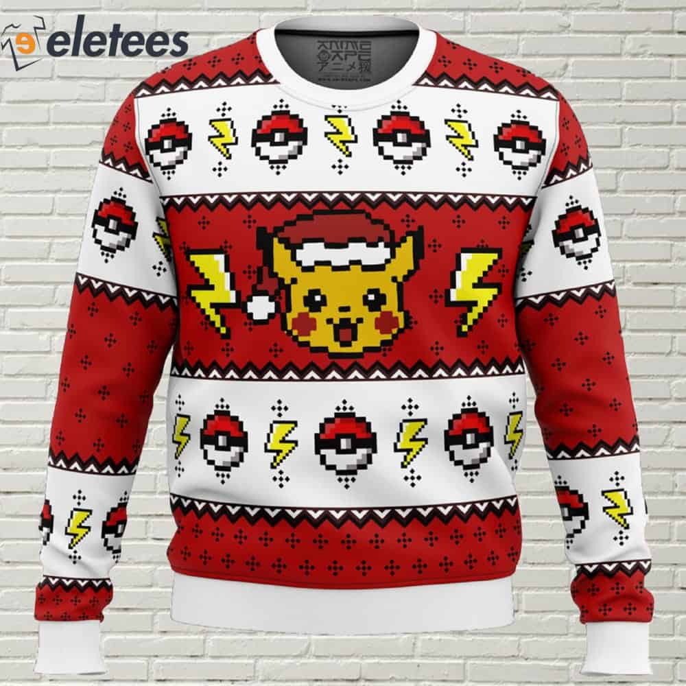 Pikachu Ugly Christmas Sweater