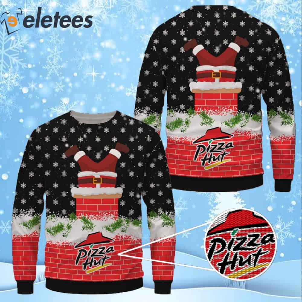 Pizza Hut Ugly Christmas Sweater