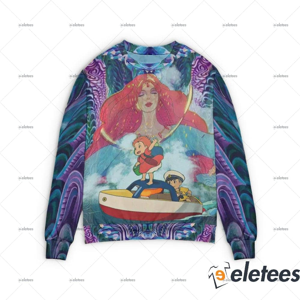 Ponyo Mother of The Sea 3D Sweater