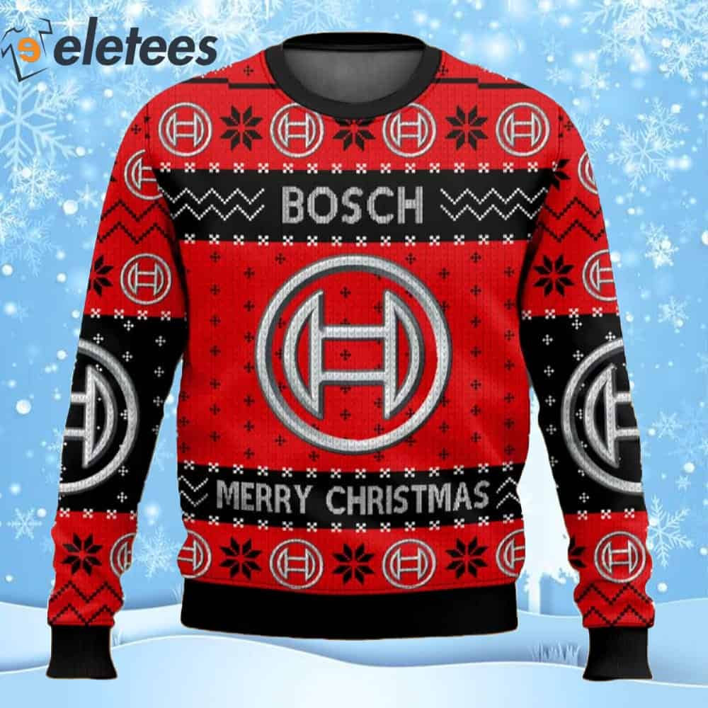 Power Tools Bosch Merry Christmas Ugly Sweater