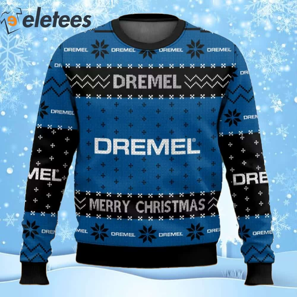 Power Tools Dremel Merry Christmas Ugly Sweater