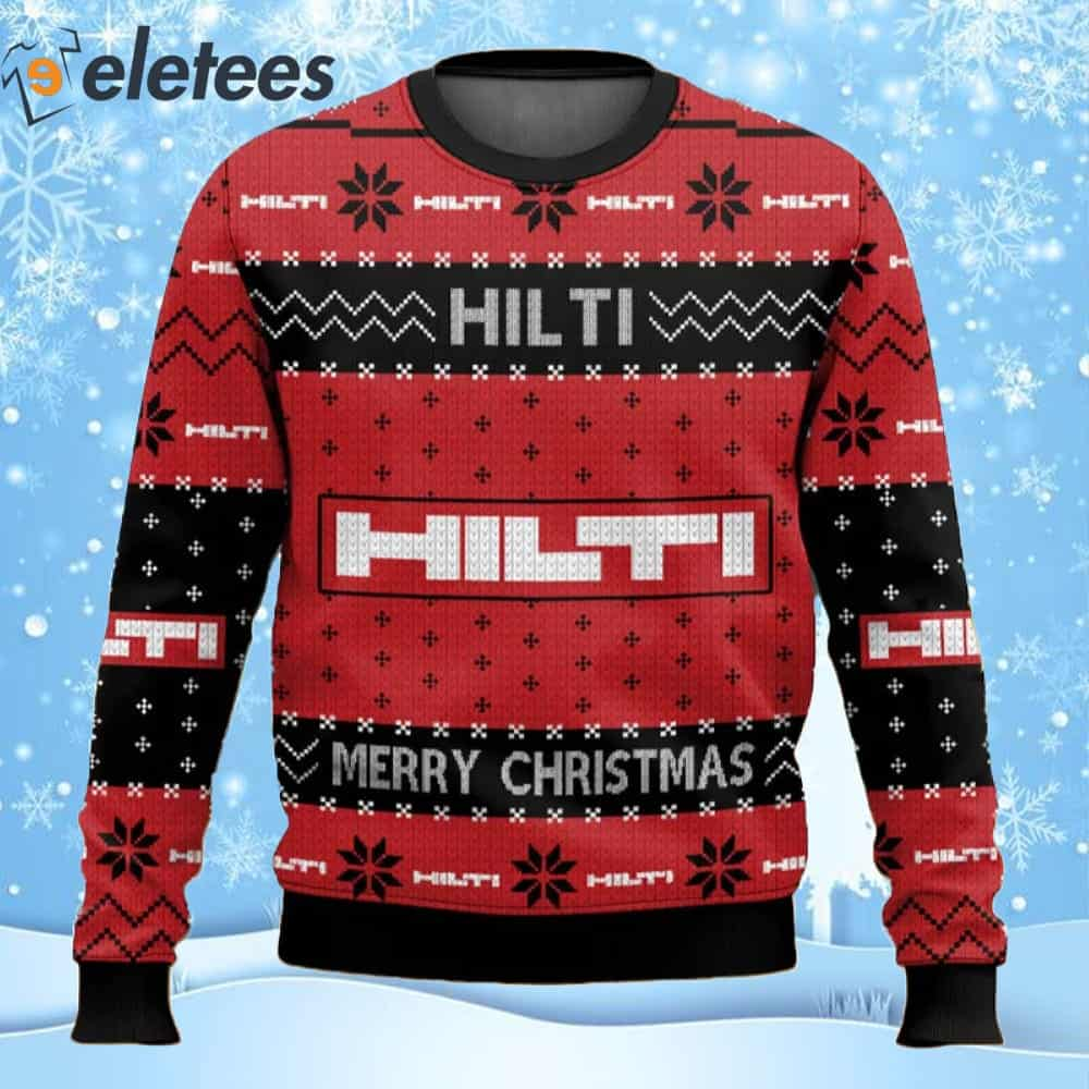 Power Tools Hilti Merry Christmas Ugly Sweater