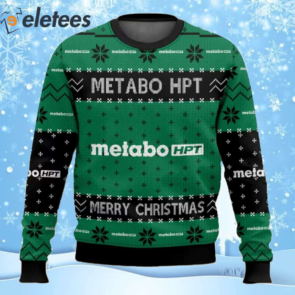 Power Tools Metabo HPT Merry Christmas Ugly Sweater