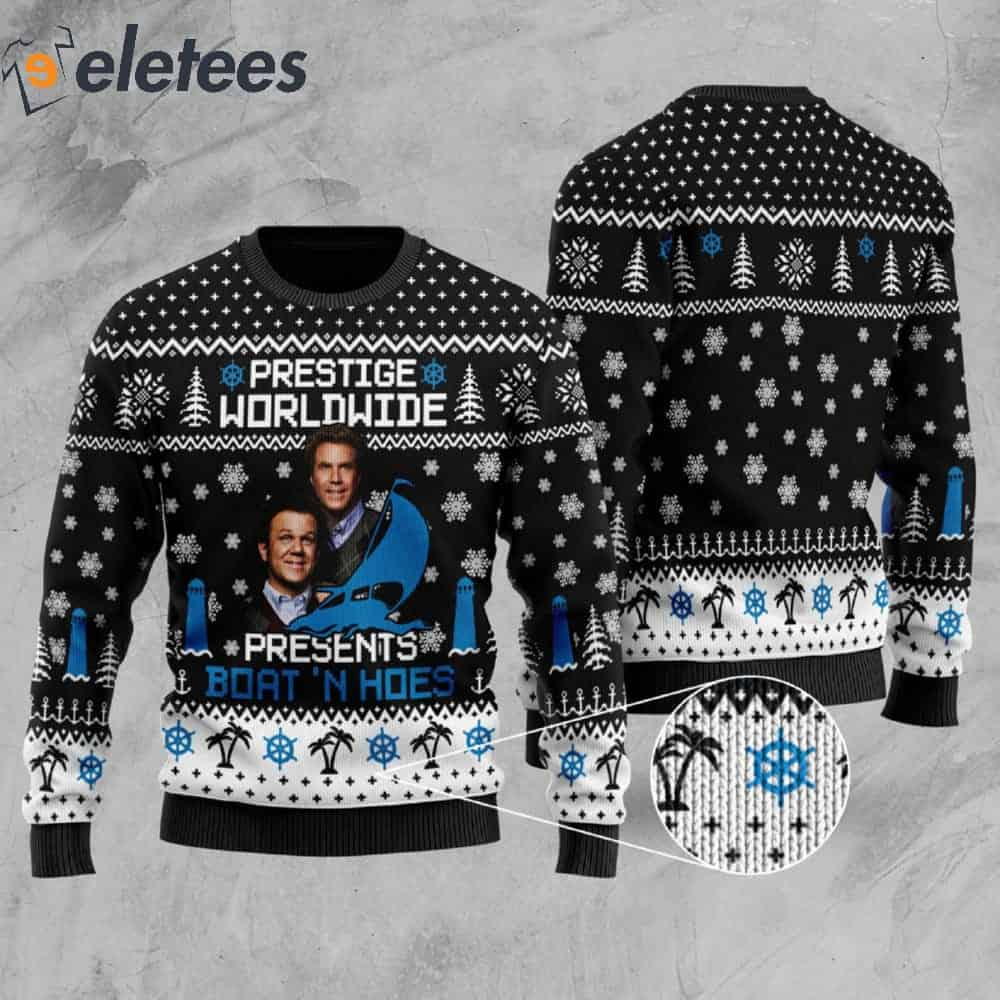 Prestige Worldwide Presents Boat'N Hoes Ugly Christmas Sweater