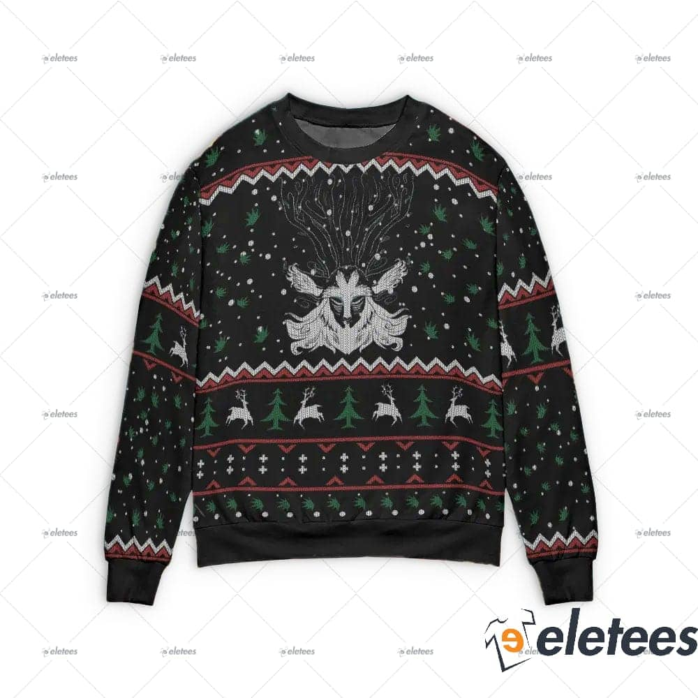 Princess Mononoke Shishigami Ugly Christmas Sweater