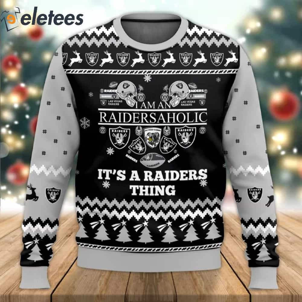 Raiders Holic Ugly Sweater