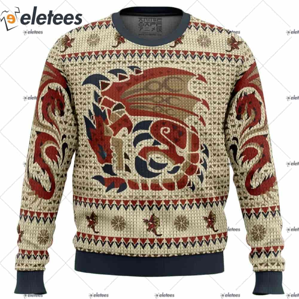 Rathalos Monster Hunter Ugly Christmas Sweater