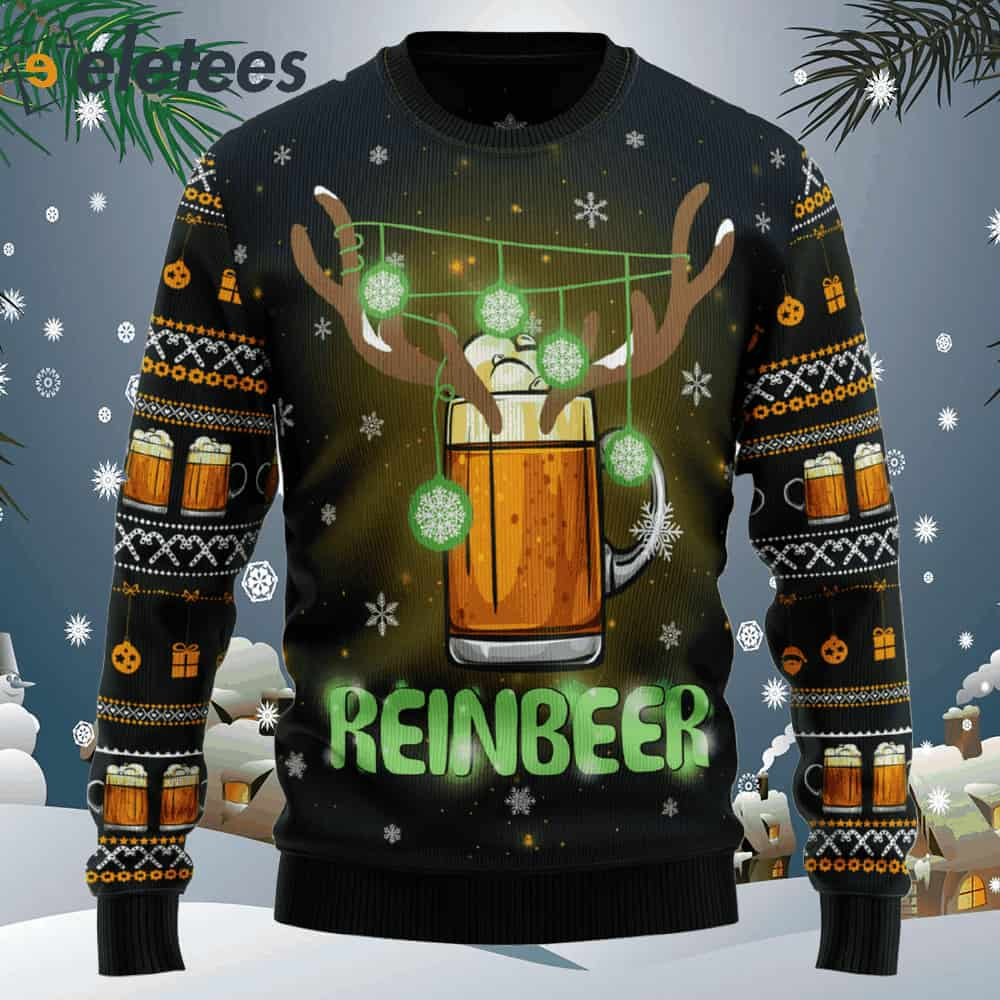 Reinbeer Awesome Ugly Christmas Sweater