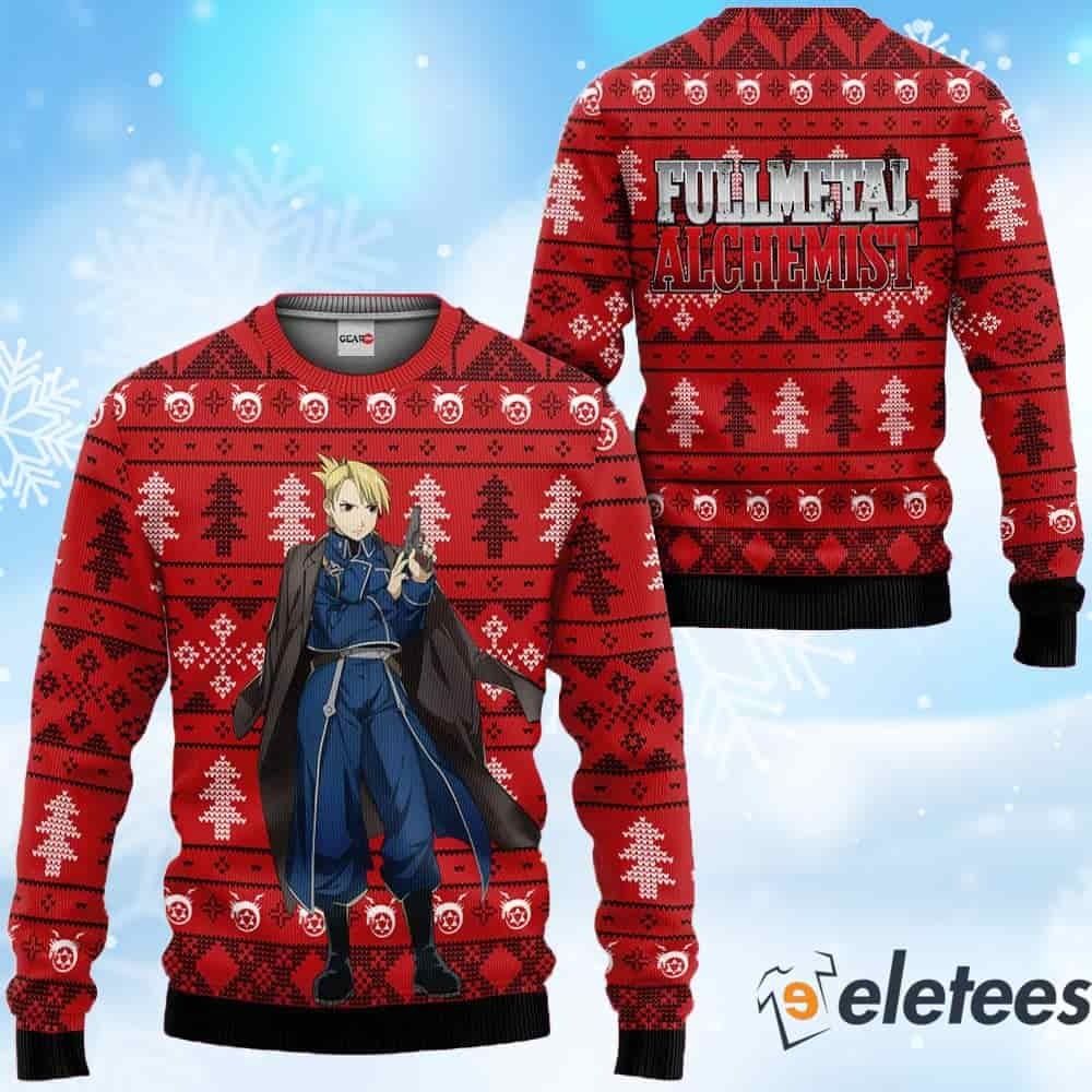 Riza Hawkeye Fullmetal Alchemist Ugly Christmas Sweater