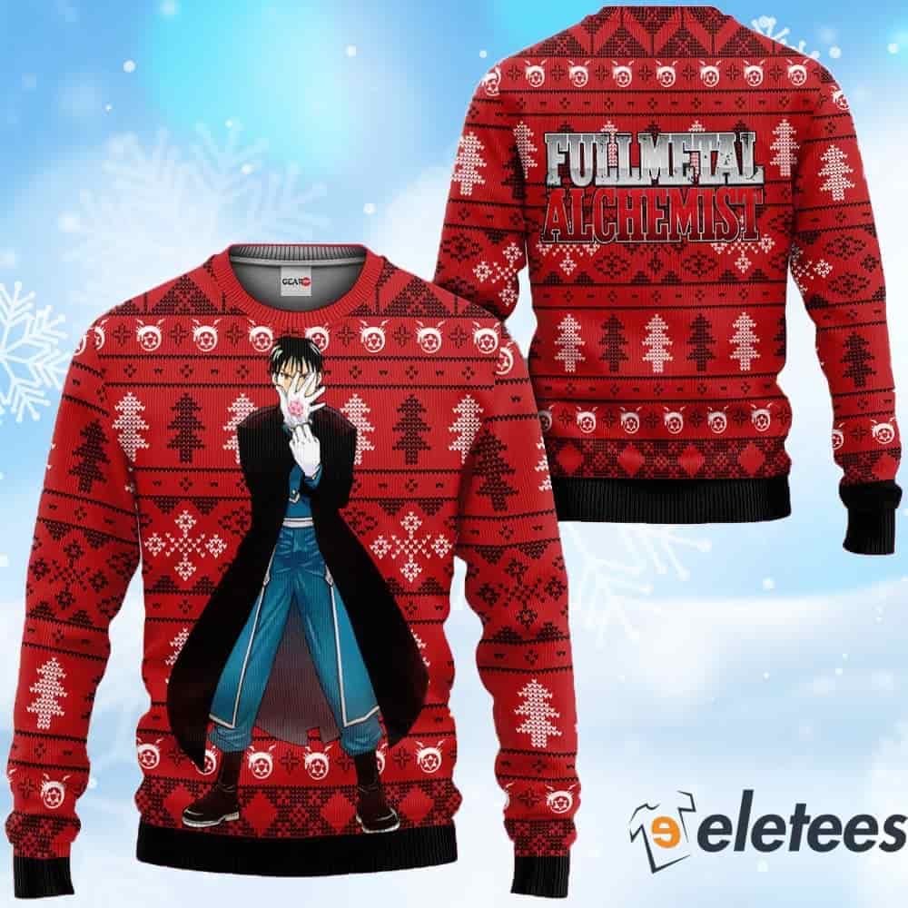 Roy Mustang Fullmetal Alchemist Ugly Christmas Sweater