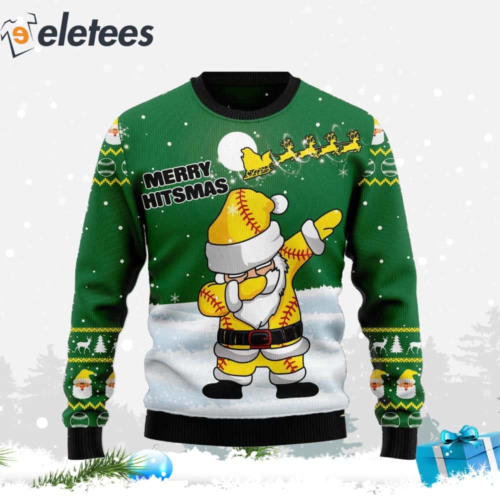 Santa Claus Merry Hitsmas Ugly Christmas Sweater