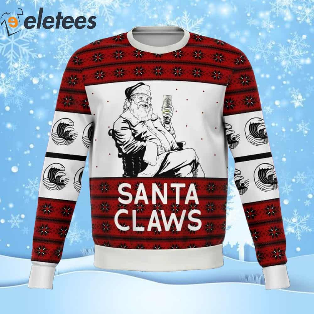 Santa Claws Holiday Ugly Christmas Sweater