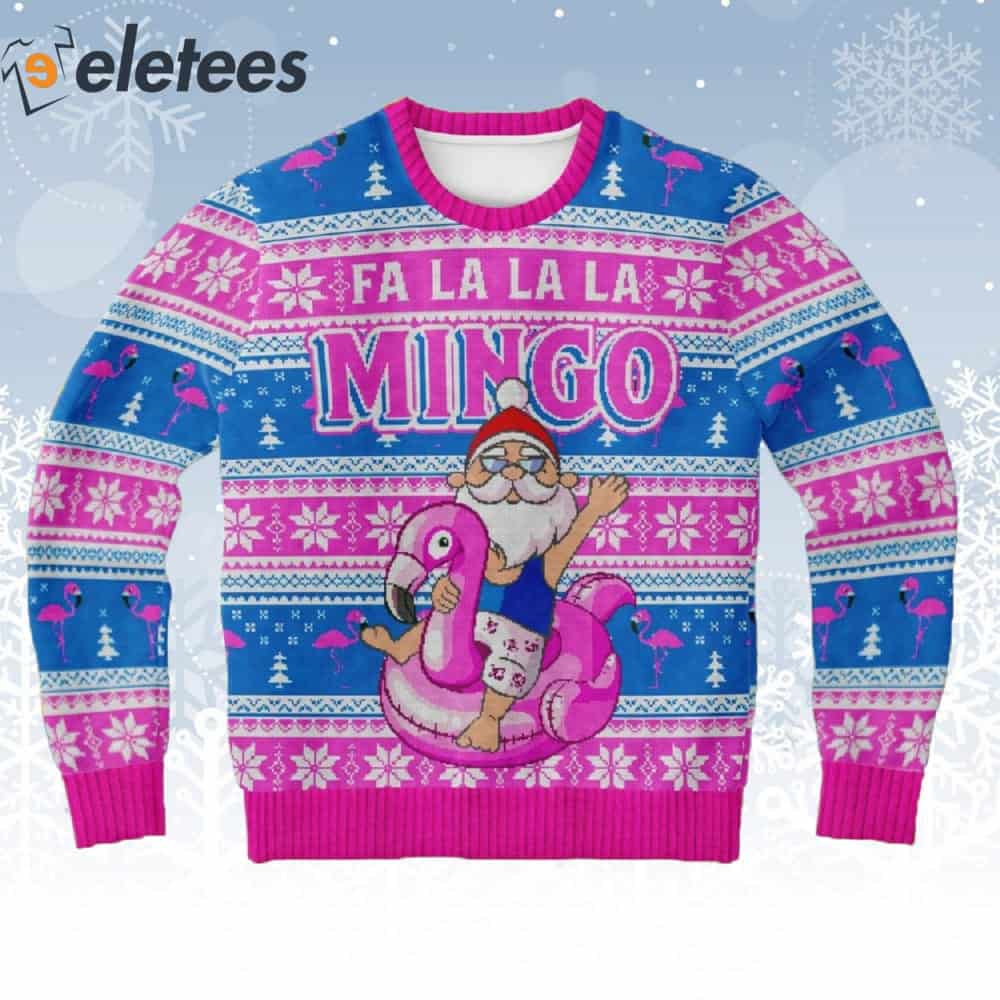 Santa Fa La La La Mingo Ugly Christmas Sweater