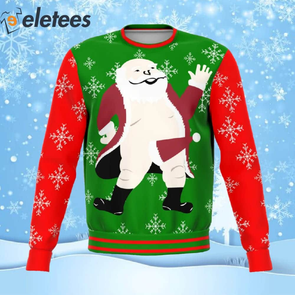 Santa Offensive Ugly Christmas Sweater