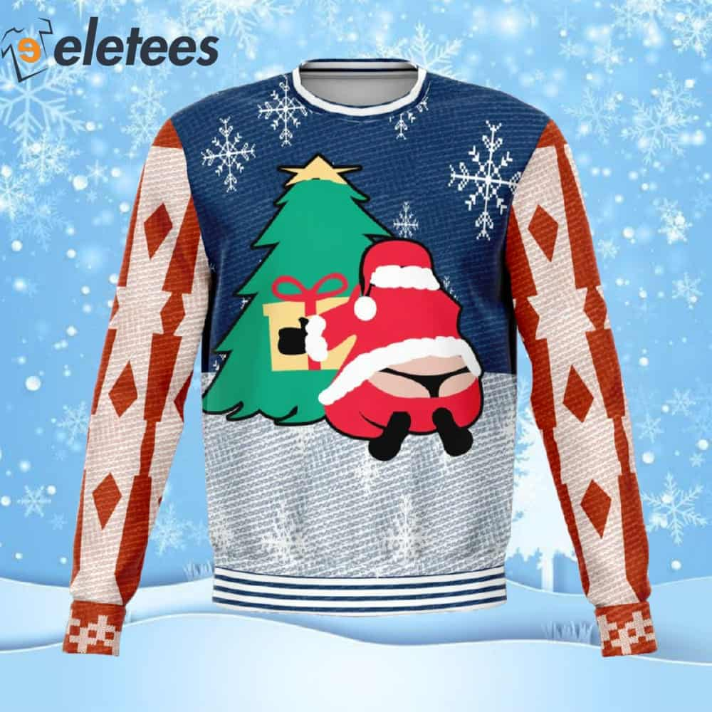 Santa Thong Ugly Christmas Sweater