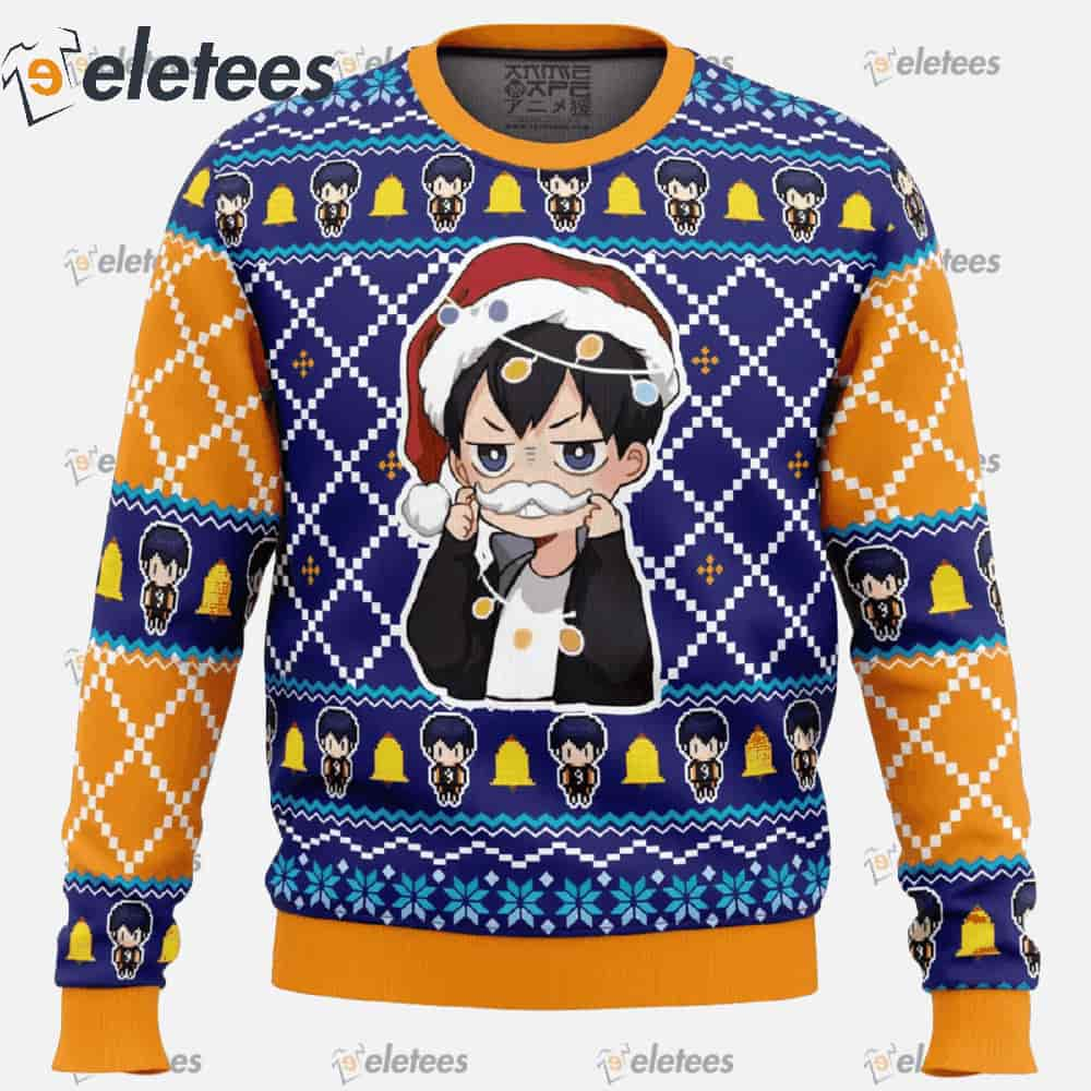 Santa Tobio Haikyuu Ugly Christmas Sweater