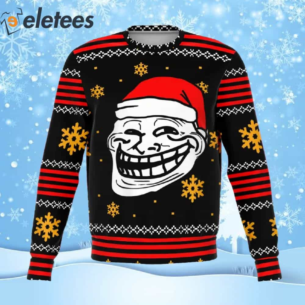 Santa Troll Meme Ugly Christmas Sweater