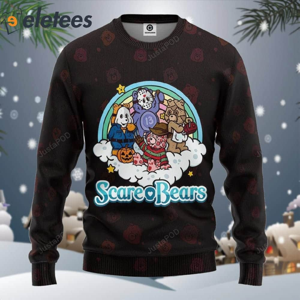 Scare Bears Ugly Christmas Sweater