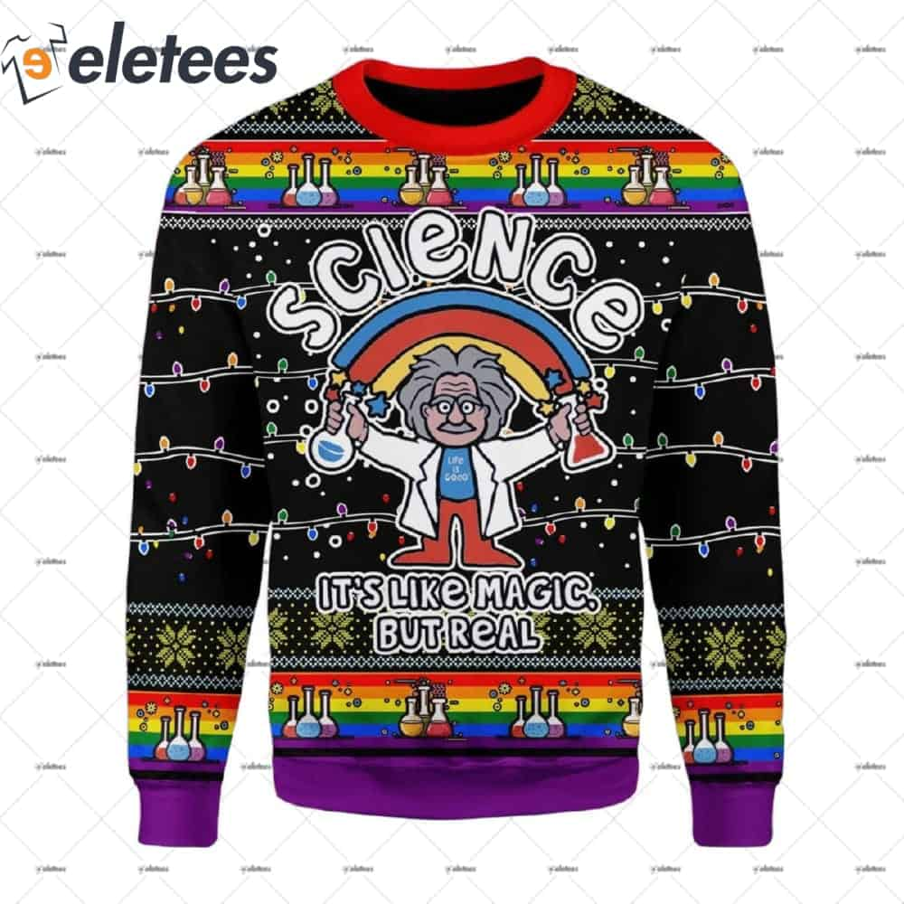 Science LGBT Ugly Christmas Sweater