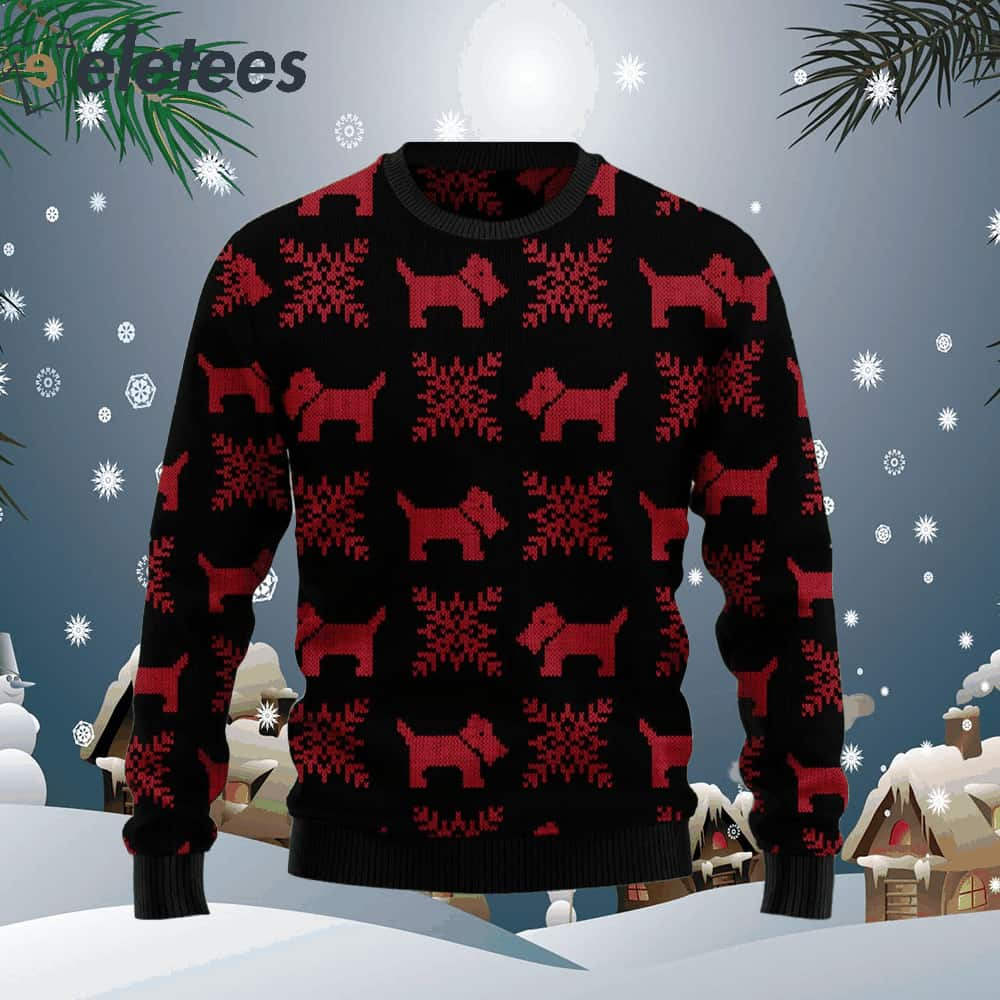 Scottish Terrier Ugly Christmas Sweater