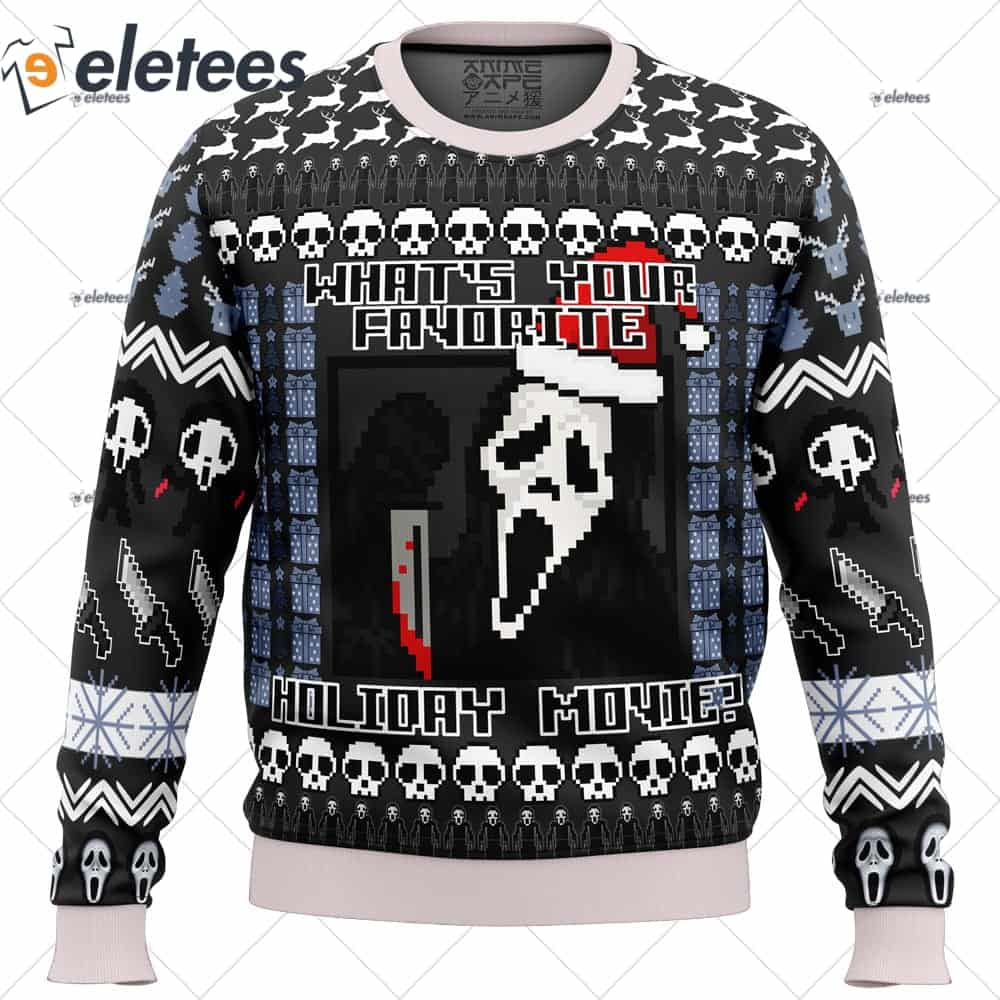 Scream Holiday Ugly Christmas Sweater