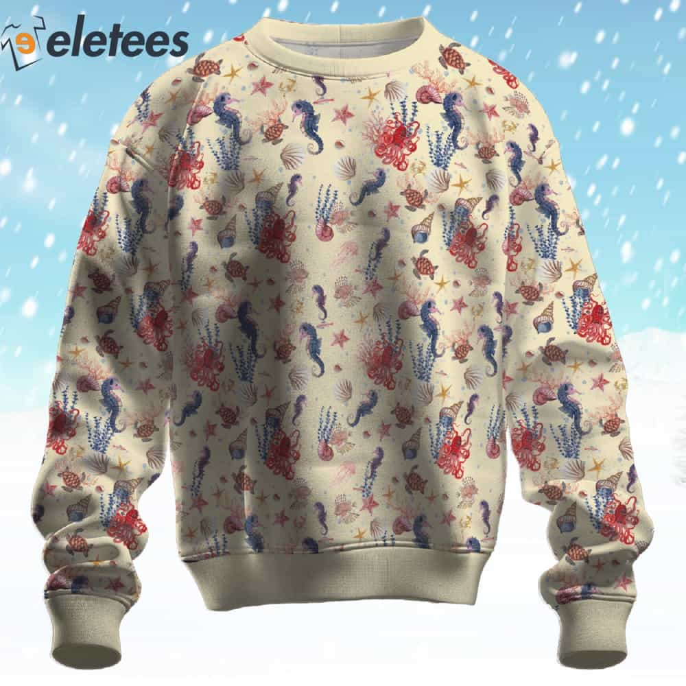 Sea Life Ugly Christmas Sweater