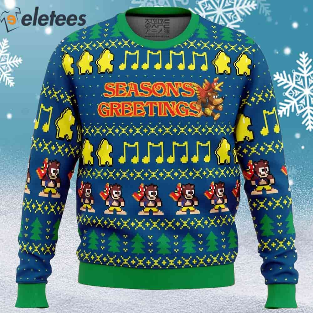 Season's Greetings Banjo-Kazooie Ugly Christmas Sweater