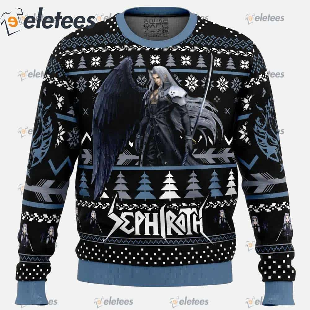 Sephiroth Final Fantasy Ugly Christmas Sweater