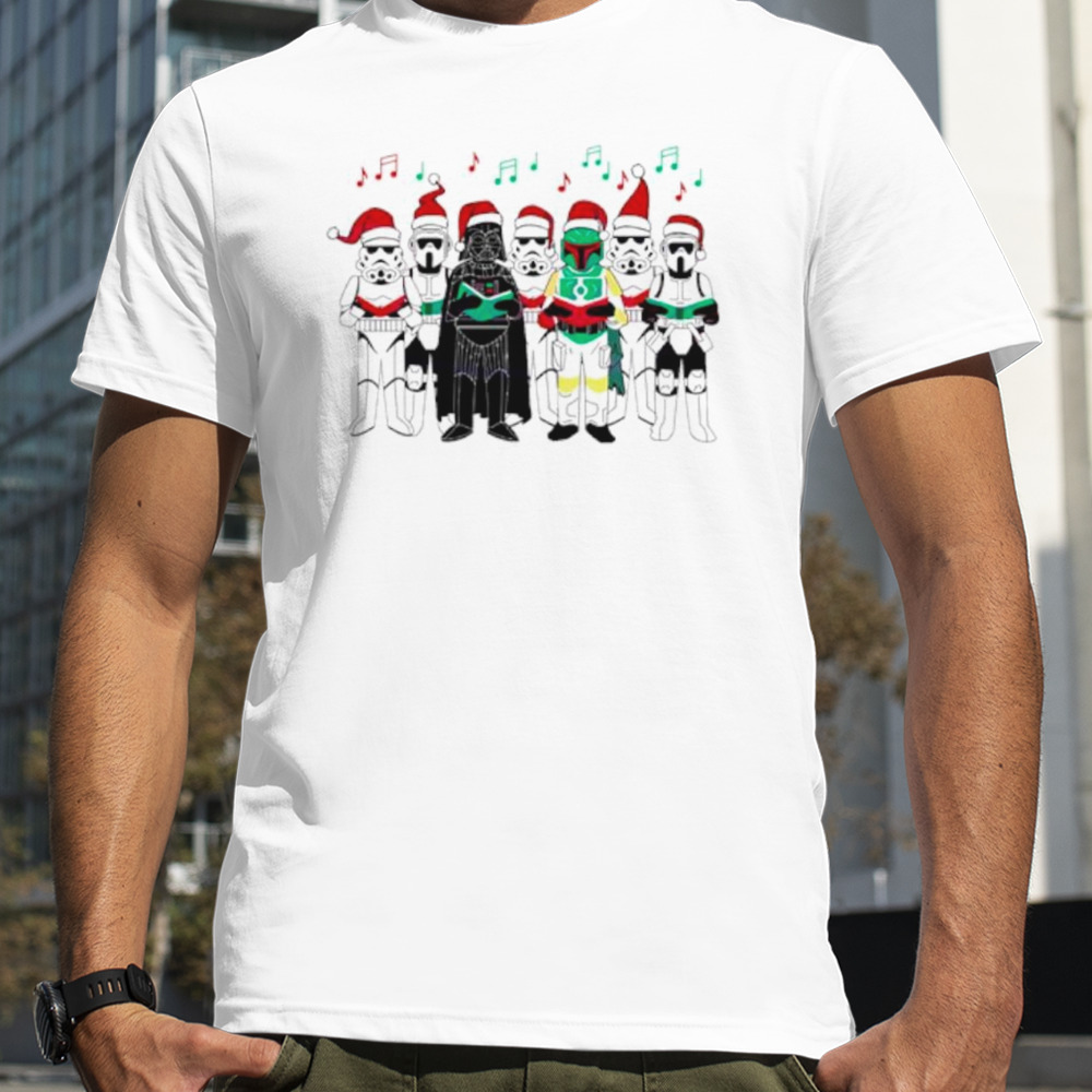 Star Wars characters Christmas song shirt