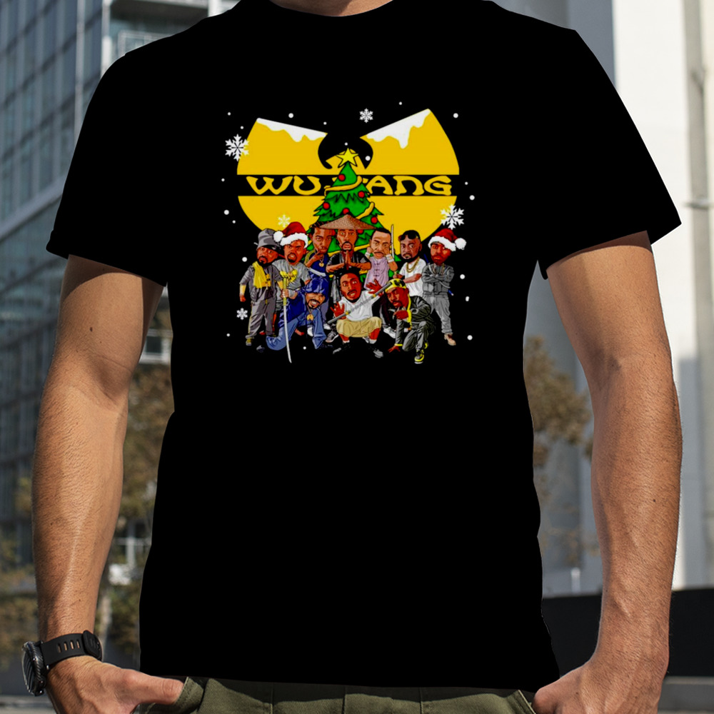 American rappers cartoon Wu-Tang Merry Christmas shirt