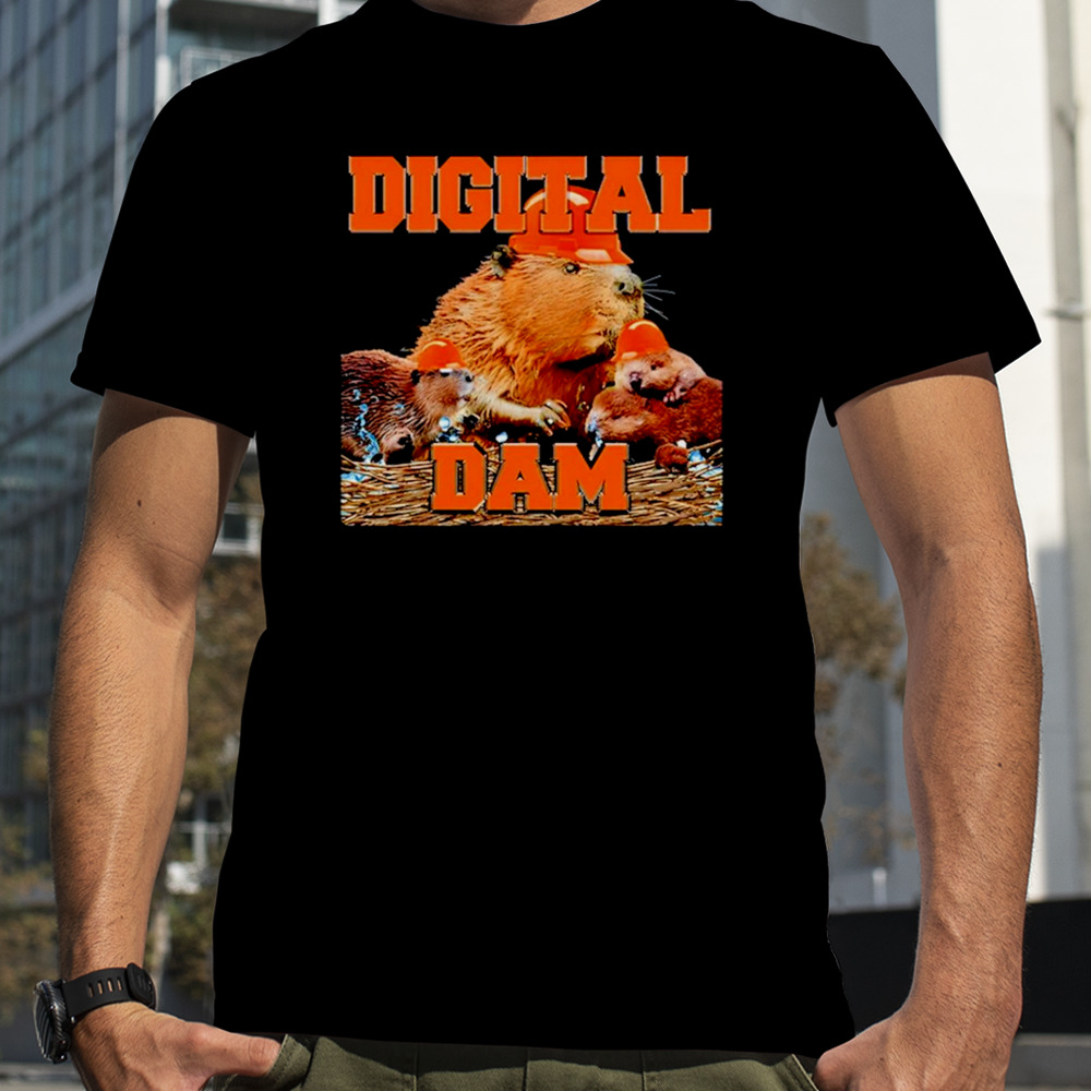 Beaver digital dam shirt