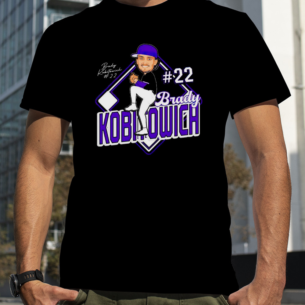 Brady Kobitowich Niagara Purple Eagles signature shirt