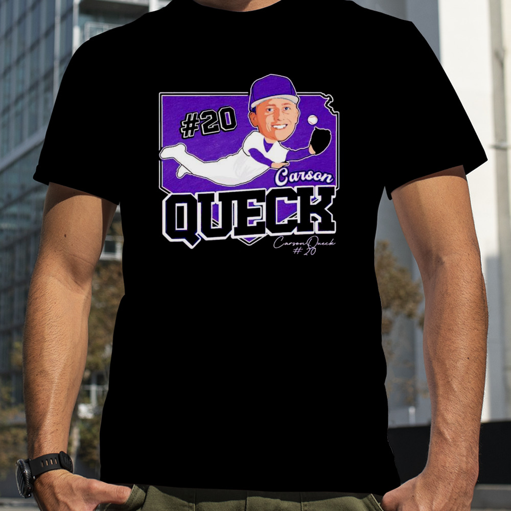 Carson Queck Kansas State Wildcats signature shirt