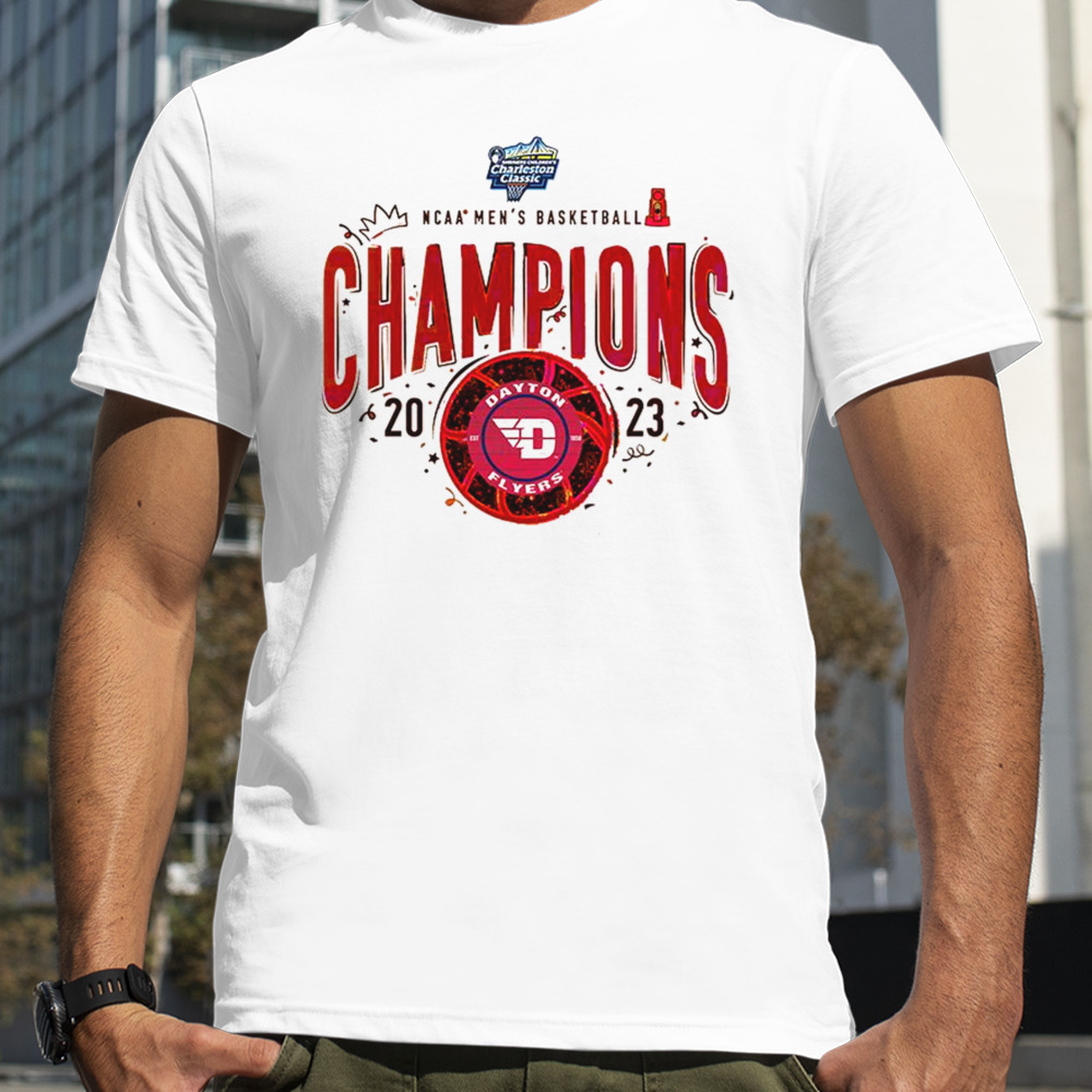 Dayton Flyers Is Champions Of Charleston Classic 2023 NCAA Men’s Basketball Congratulations T-Shirt