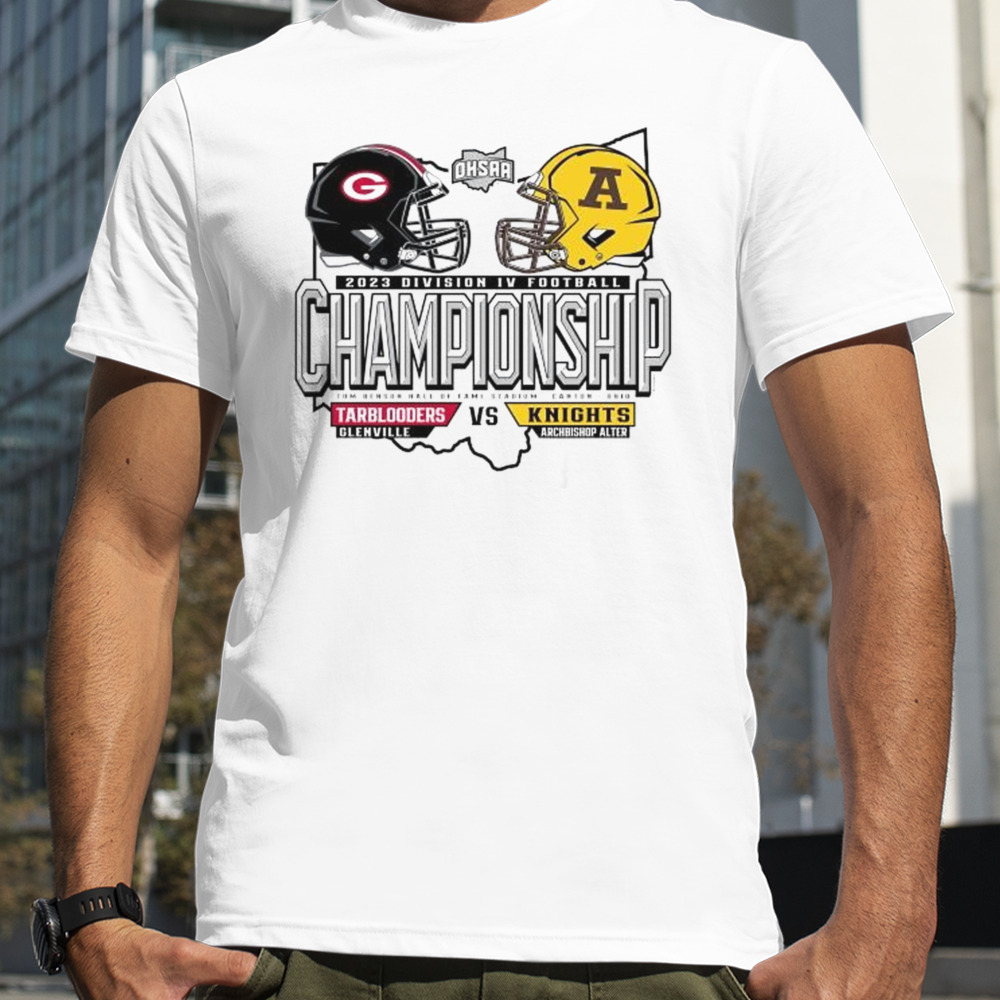 Glenville Tarblooders Vs Archbishop Alter Knights 2023 Division IV Football Championship Shirt