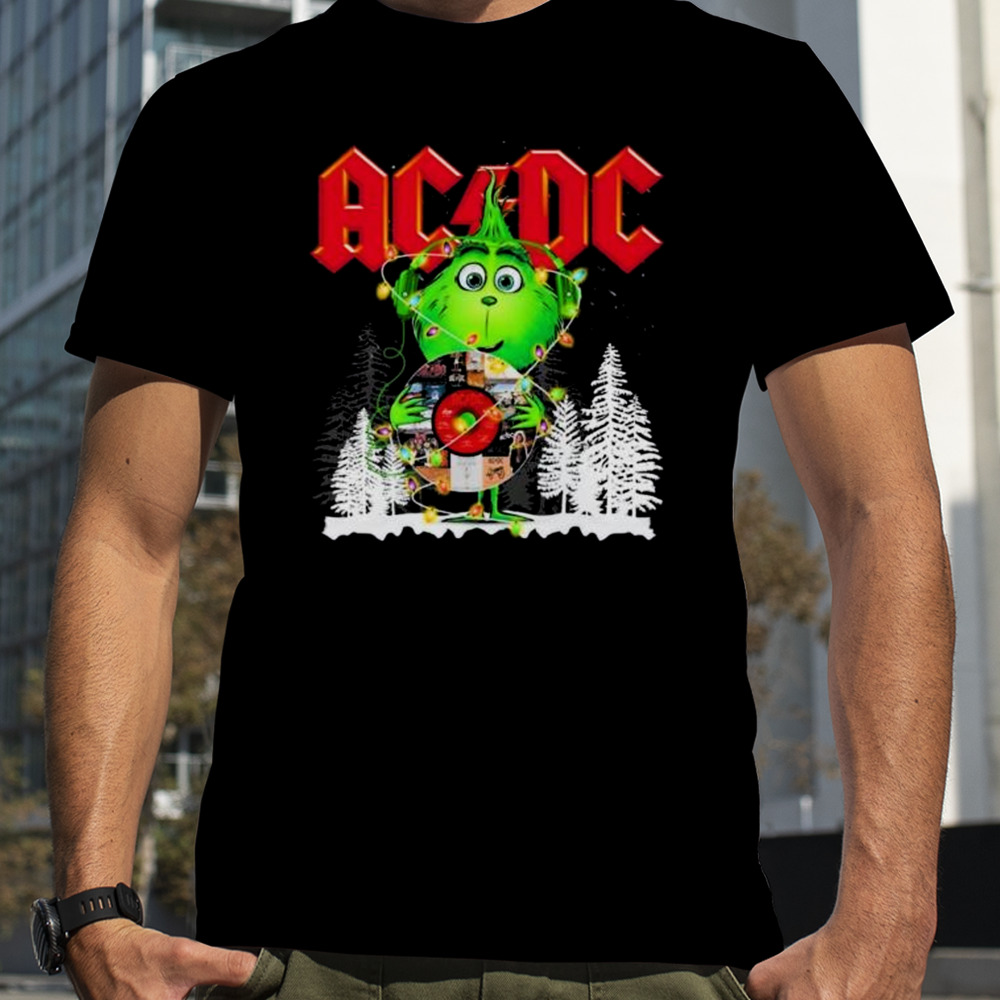 Grinch ACDC 2023 Merry Christmas Shirt