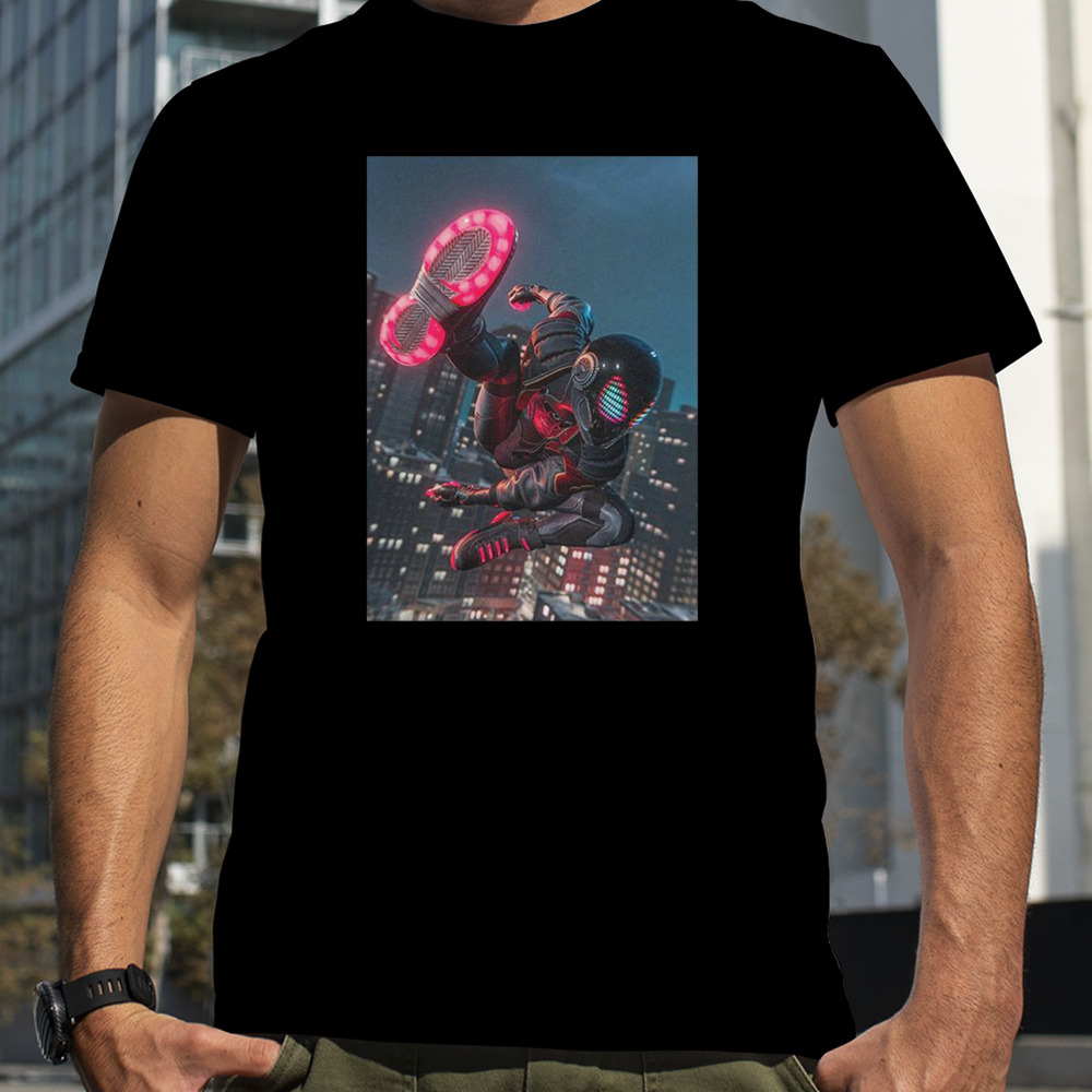 Miles Morales 2020 Suit Go To Suit In Spider Man 2 T-Shirt