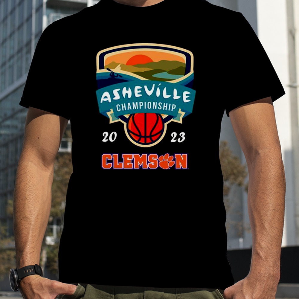 NCAA Clemson Tigers University Men’s Basketball Asheville Championship 2023 Congratulations T-Shirt