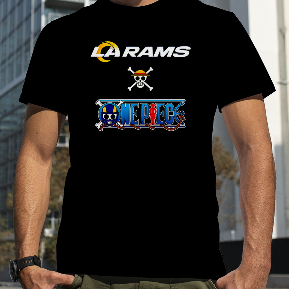 One Piece And Los Angeles Rams NFL Will Have A Special 1 Day Collaboration At The December 3 Game At SoFi Stadium In Los Angeles T-Shirt