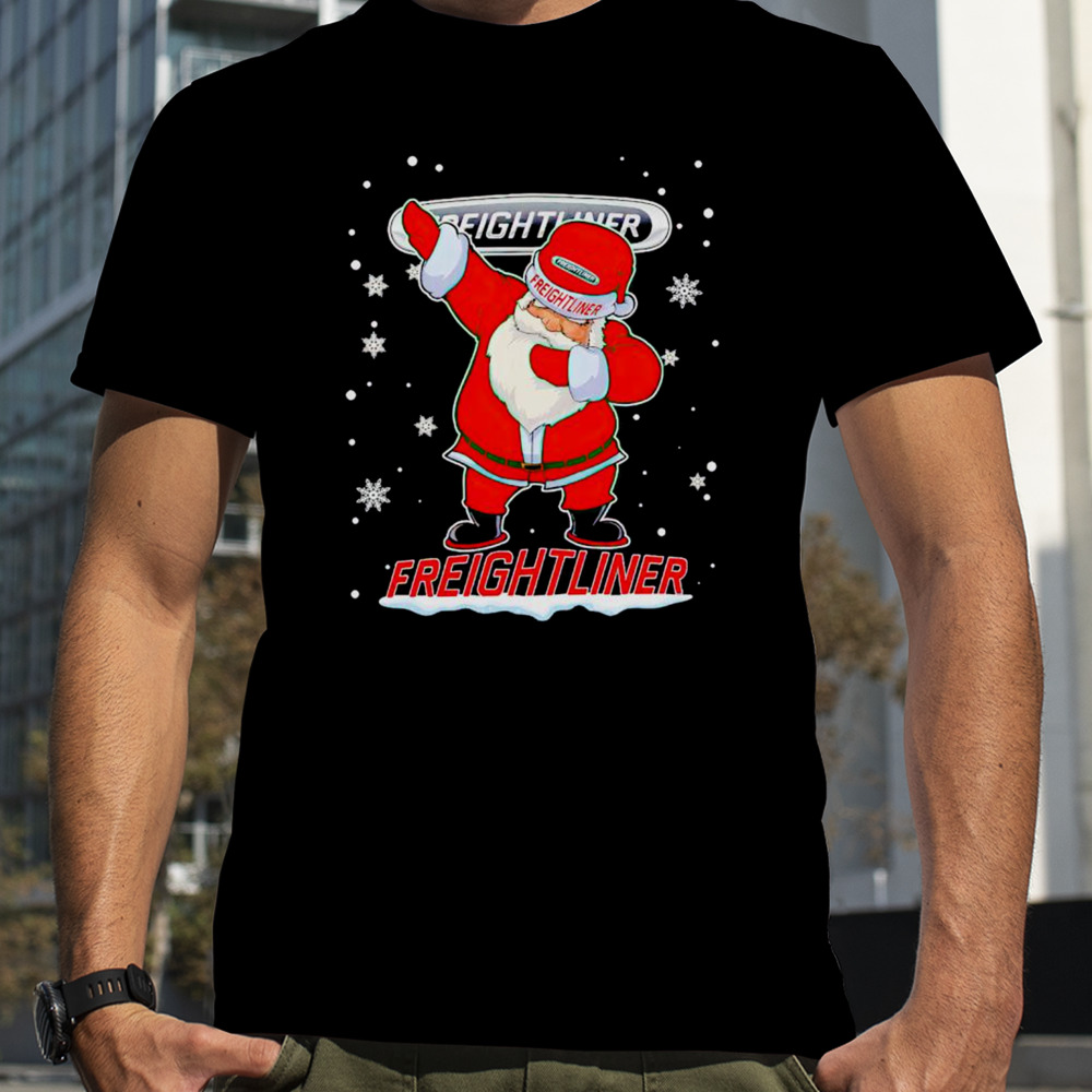 Santa Claus dabbing Freightliner Christmas shirt