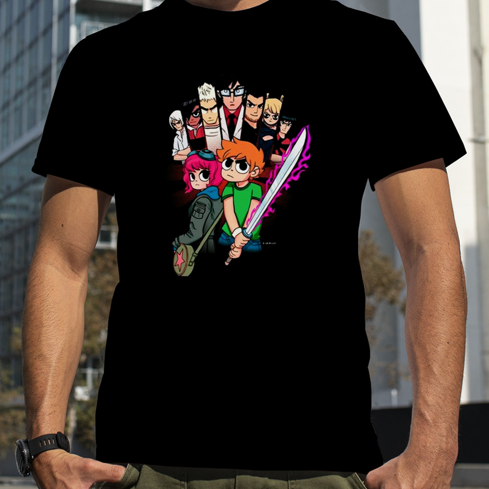 Scott Pilgrim vs The World Takes Off Netflix Anime T-Shirt