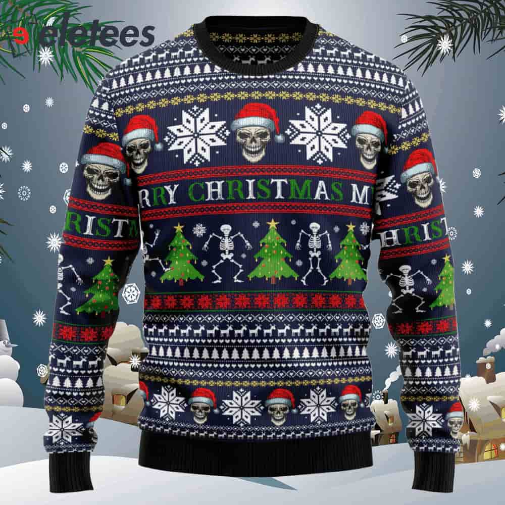 Skull Christmas Ugly Christmas Sweater