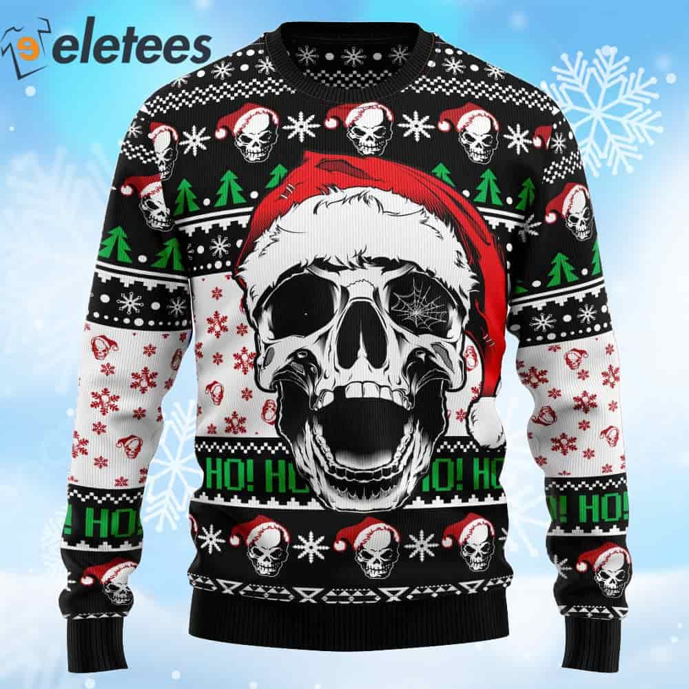 Skull Xmas Ugly Christmas Sweater