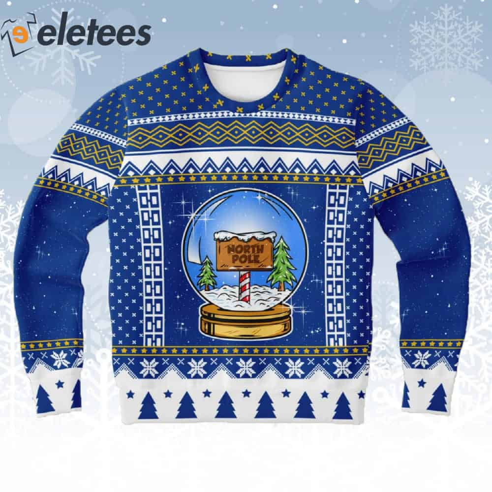 Snow Globe North Pole Ugly Christmas Sweater