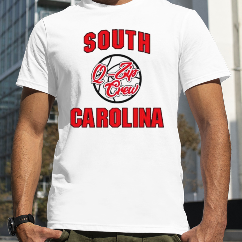 South Carolina Q Zip Crew basketball shirt